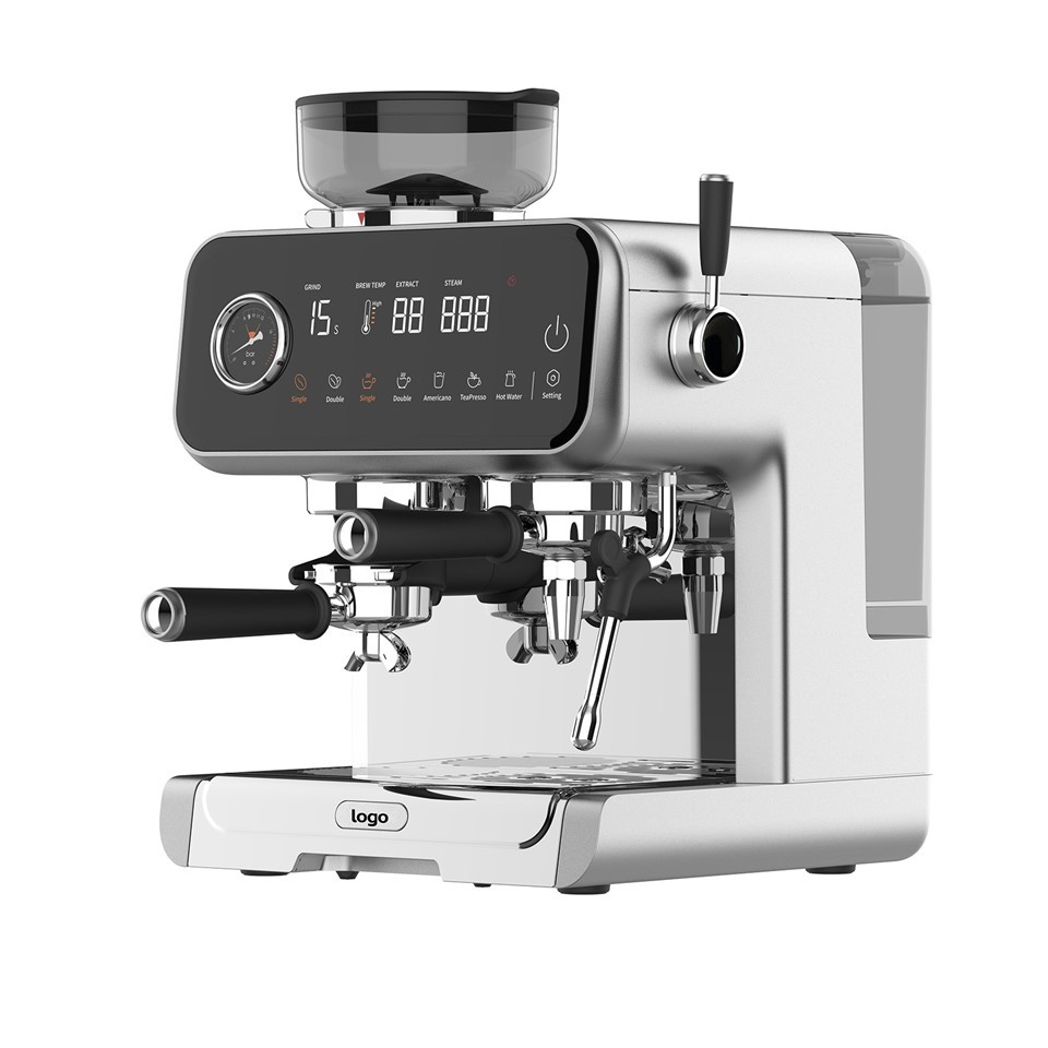 Espresso Machine With Grinder, Dual Boiler, 9 Bar Pressure, Smart Touchscreen Coffee & Tea Maker For Home And Commercial Use suppliers